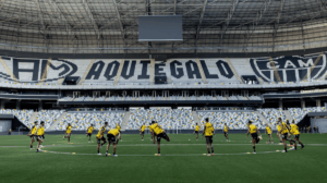 Arena MRV durante treino aberto do Atlético