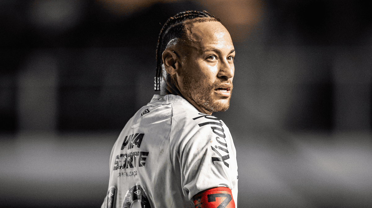 Neymar na Vila Belmiro