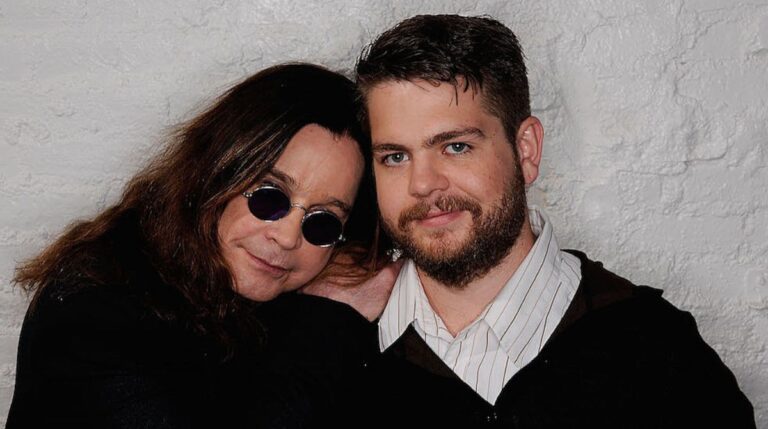 Ozzy Osbourne e Jack Osbourne, seu filho mais novo.