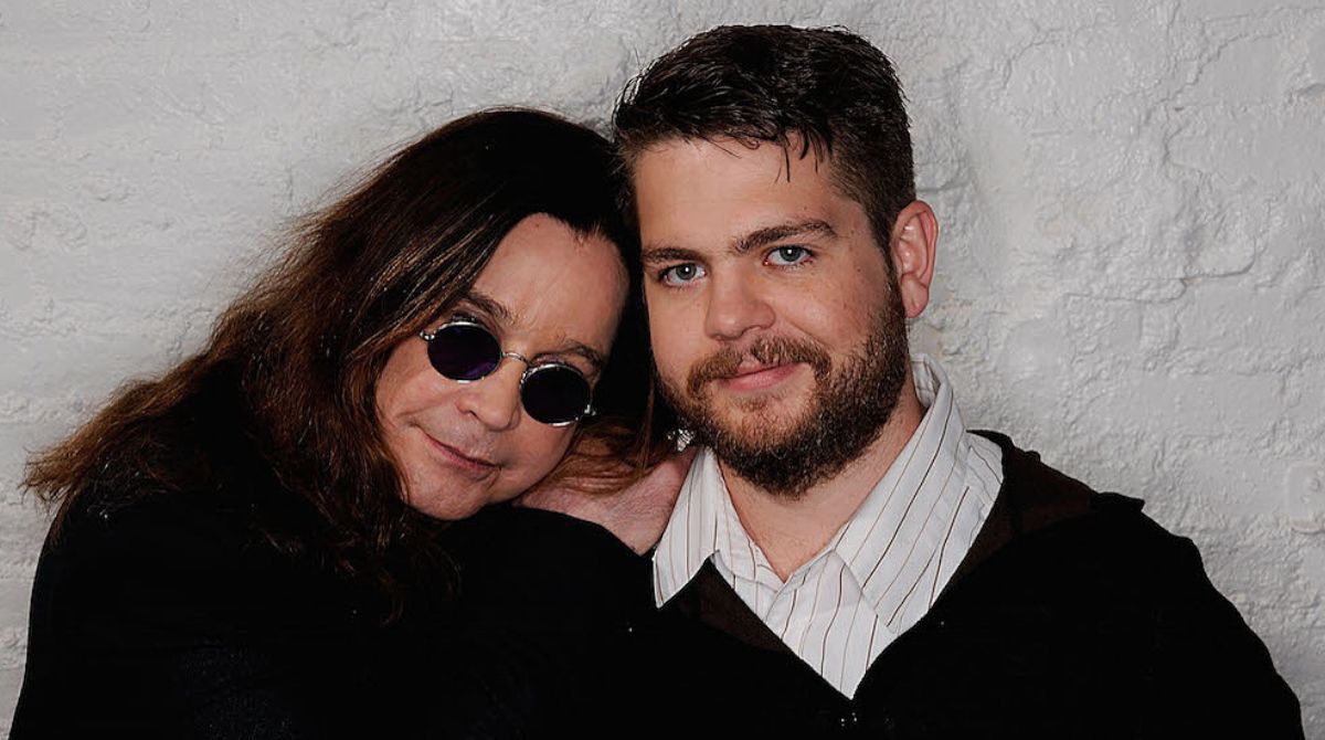 Ozzy Osbourne e Jack Osbourne, seu filho mais novo.