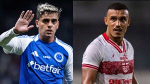Fagner do Cruzeiro e Pottker do CRB.