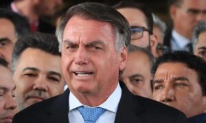 Ex-presidente Jair Bolsonaro durante entrevista
