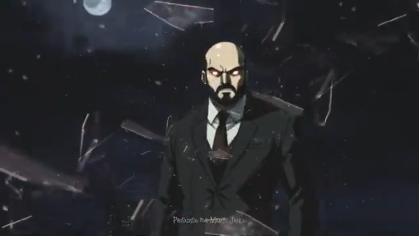 O deputado federal Eduardo Bolsonaro, em formato anime