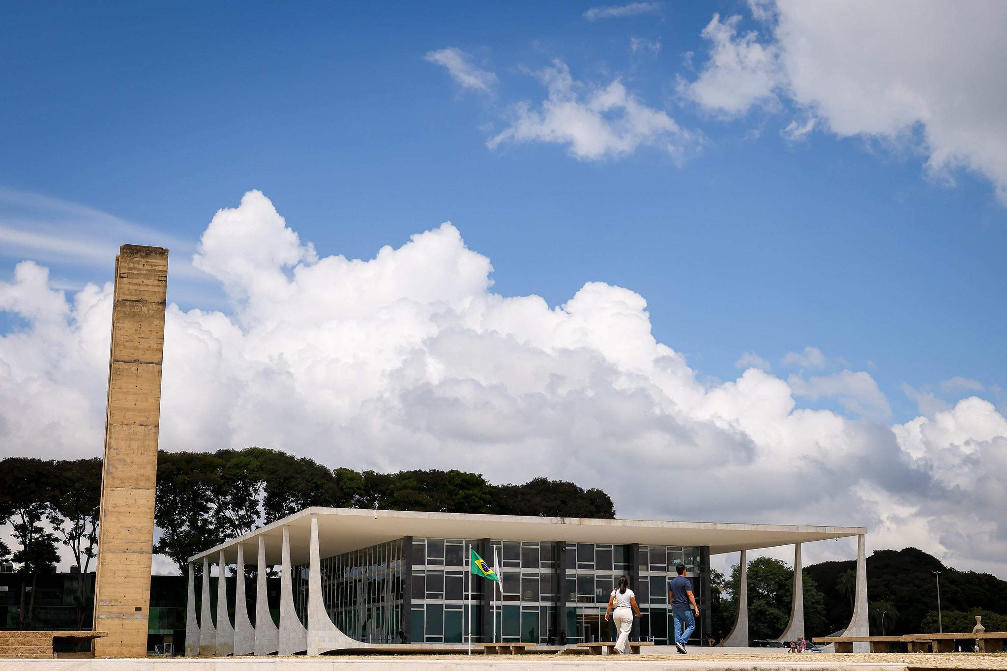 A fachada do STF, em Brasília