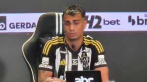 apresentação reinier estreia atlético