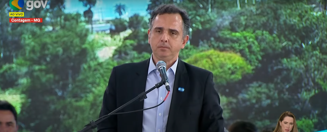 O senador Rodrigo Pacheco