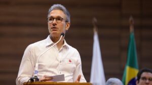 Romeu Zema, no púlpito