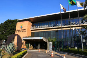 A fachada da Câmara Municipal