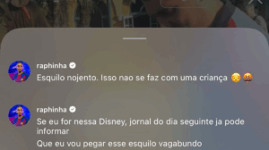 Comentários do atacante Raphinha