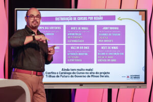 O vice governador Mateus Simões lança o Trilhas de Futuro
