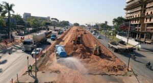 Obras na Avenida Cristiano Machado