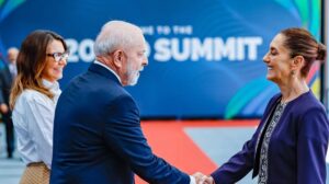 Presidenta do México, Claudia Sheinbaum, também demonstrou interesse em programas sociais do Brasil. (Foto: Ricardo Stuckert/PR)