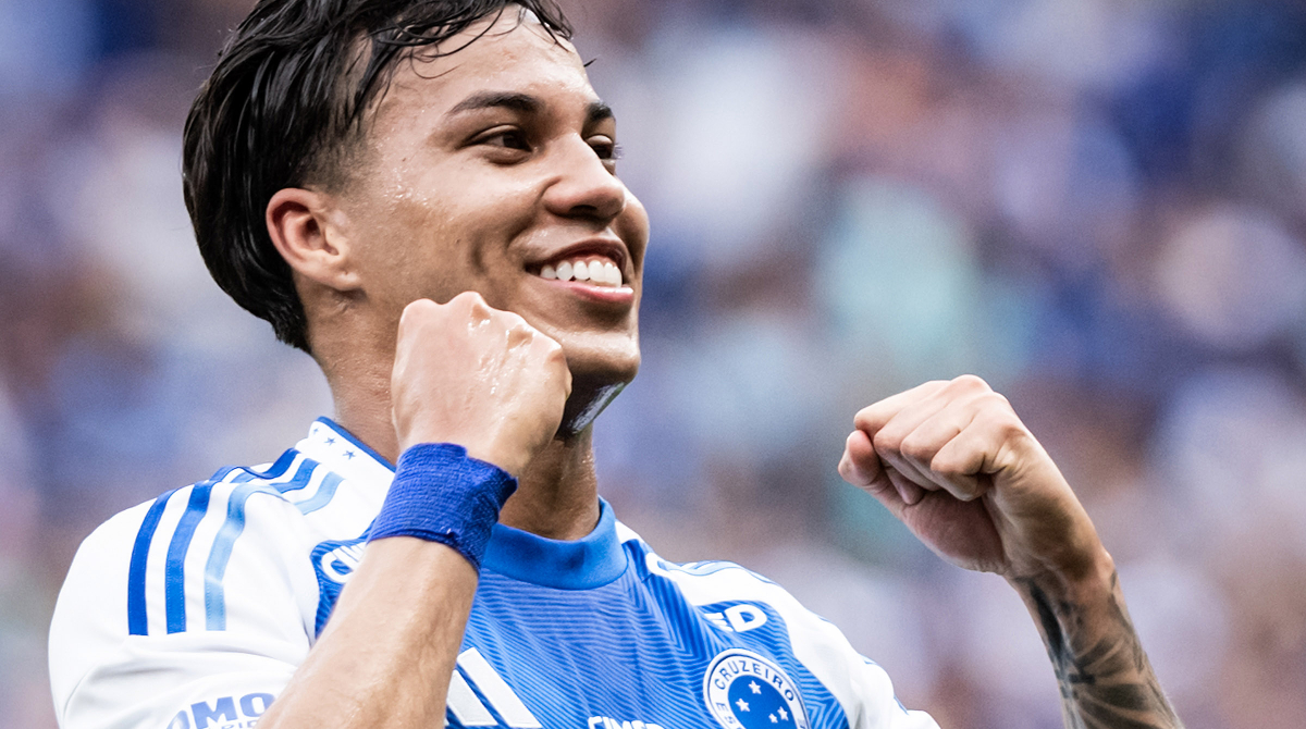 kaio jorge comemorando gol