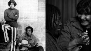 milton ao lado de lô borges