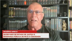 O secretário de Justiça e Segurança Pública de MG, Rogério Greco