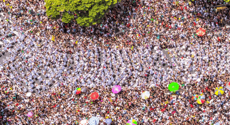 Bloco de carnaval em BH