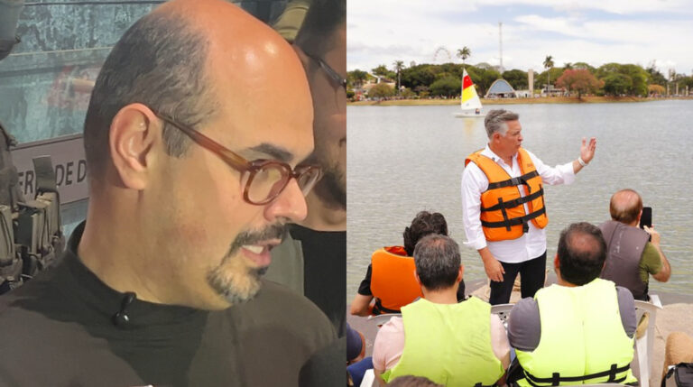 mateus simões e, ao lado, álvaro damião