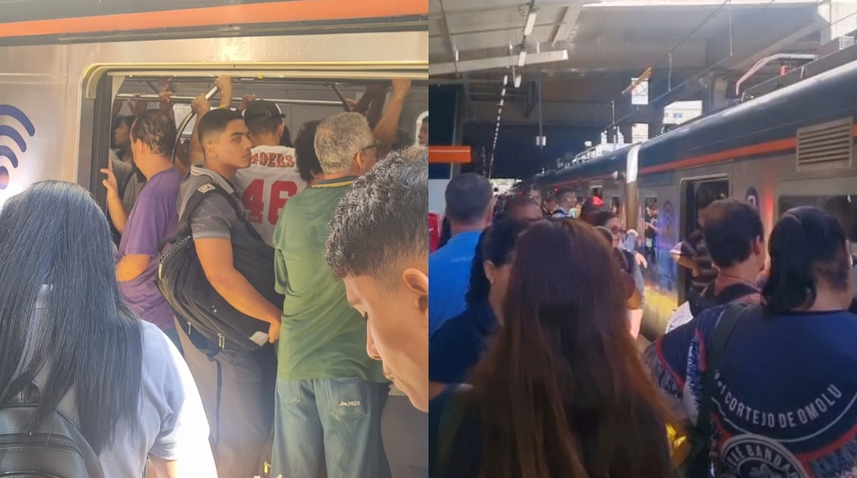 caos no metrô de bh