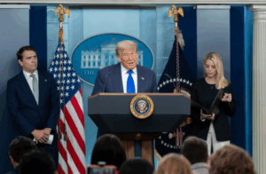 O presidente Donald Trump