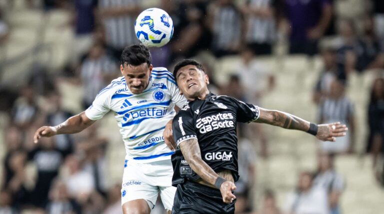 O empate contra o Ceará tirou o Cruzeiro da disputa pelo título do Campeonato Brasileiro de 2025. (Foto: Samuel Andrade/Cruzeiro)