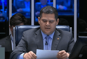 O Senador Davi Alcolumbre