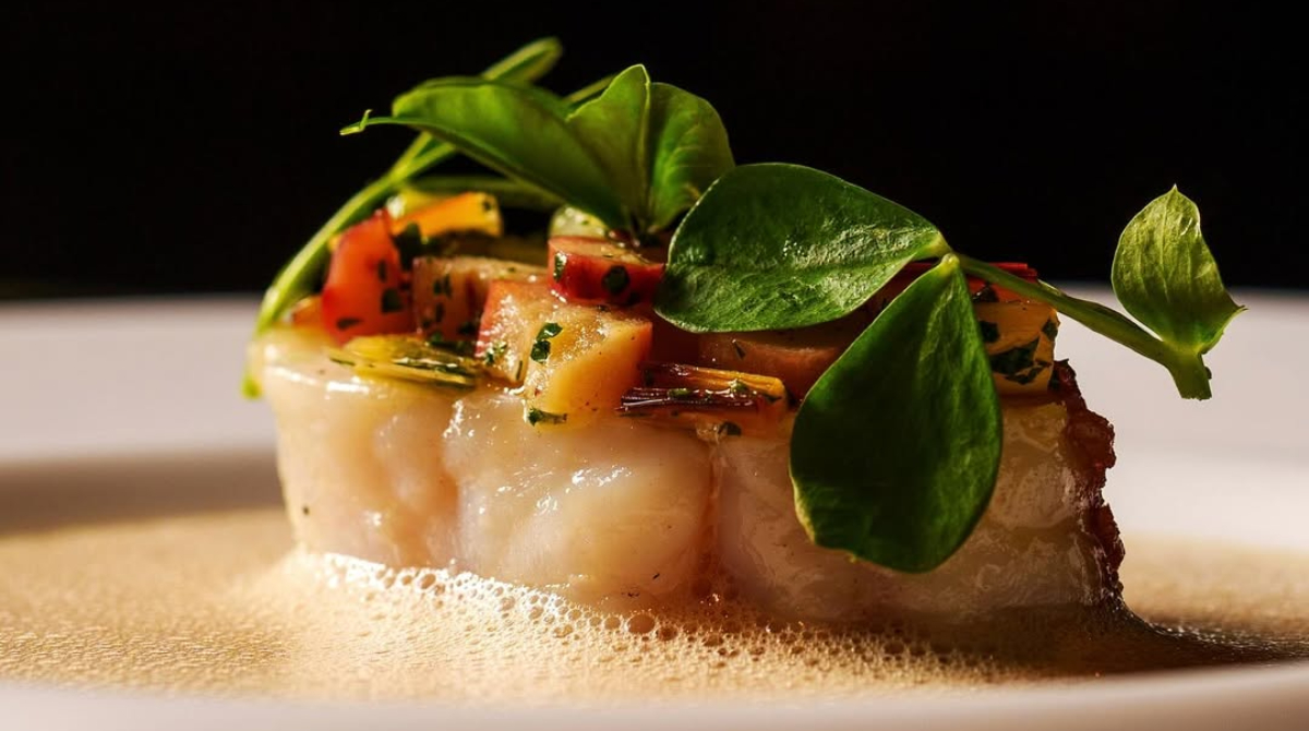 prato do restaurante Tuju