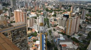 Imagem aérea da Avenida Amazonas