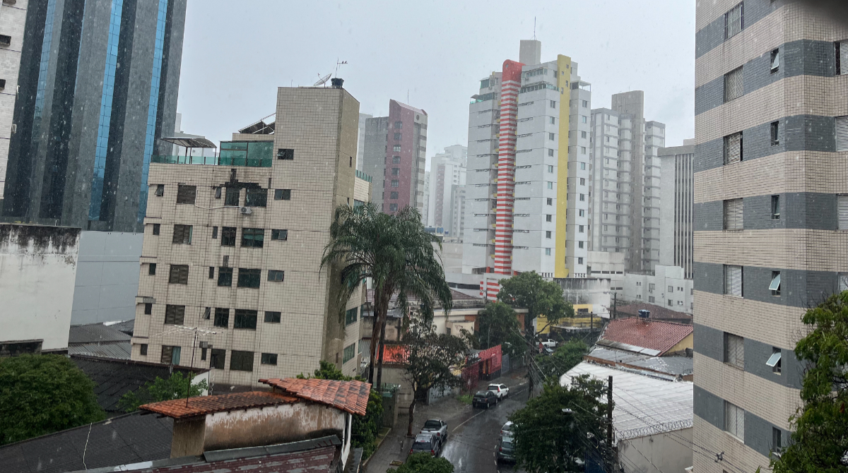 chuva forte bh
