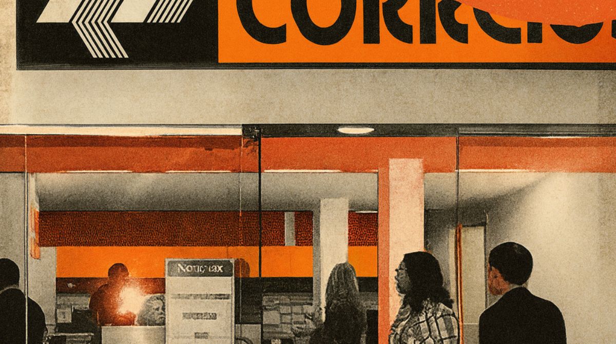 Imagem dos Correios feita por IA