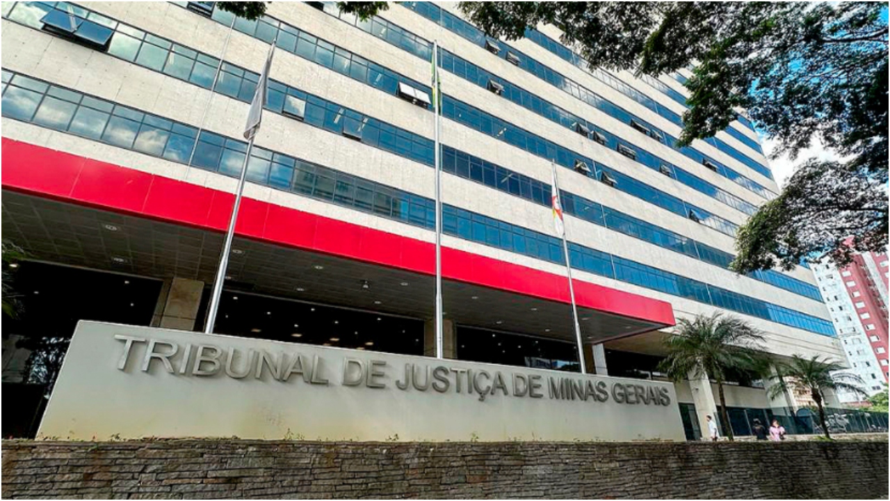 A fachada do TJMG