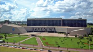 A fachada do Superior Tribunal de Justiça