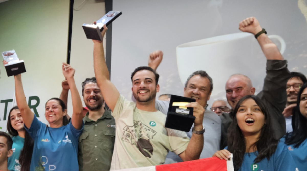 vencedor de concurso de cafés