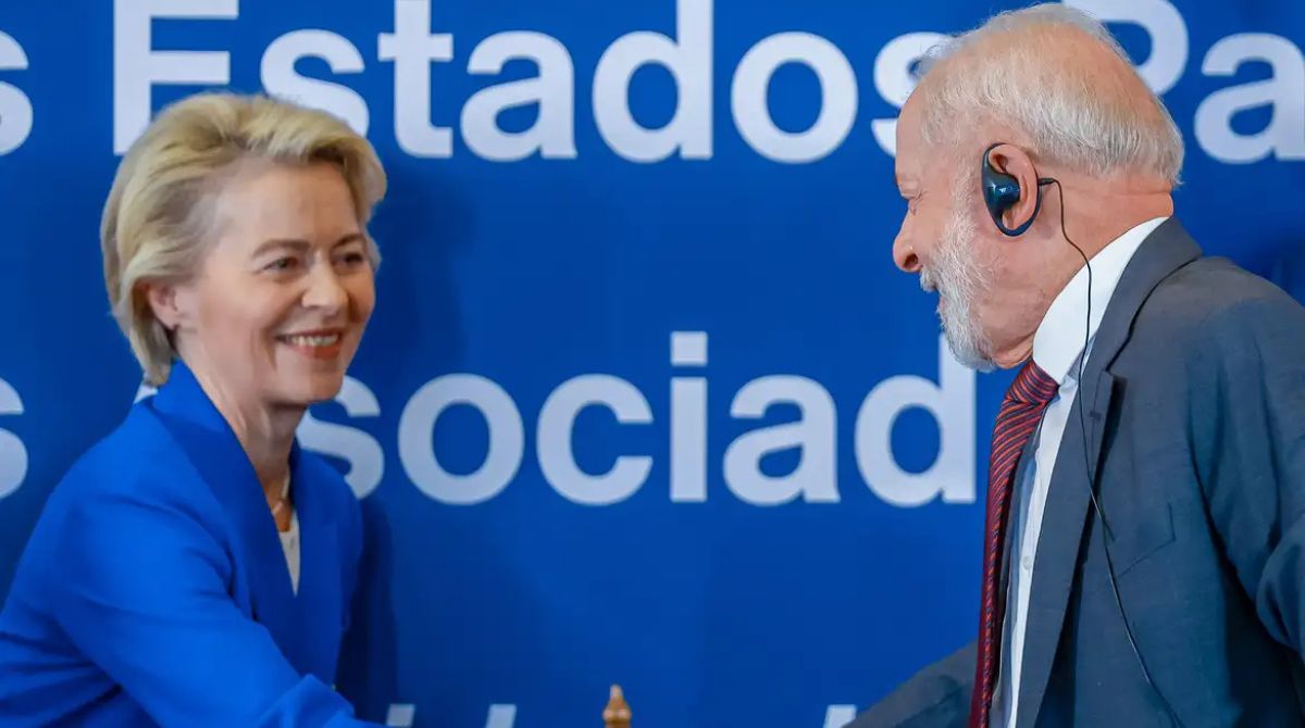 Lideres da União Europeia e Mercosul