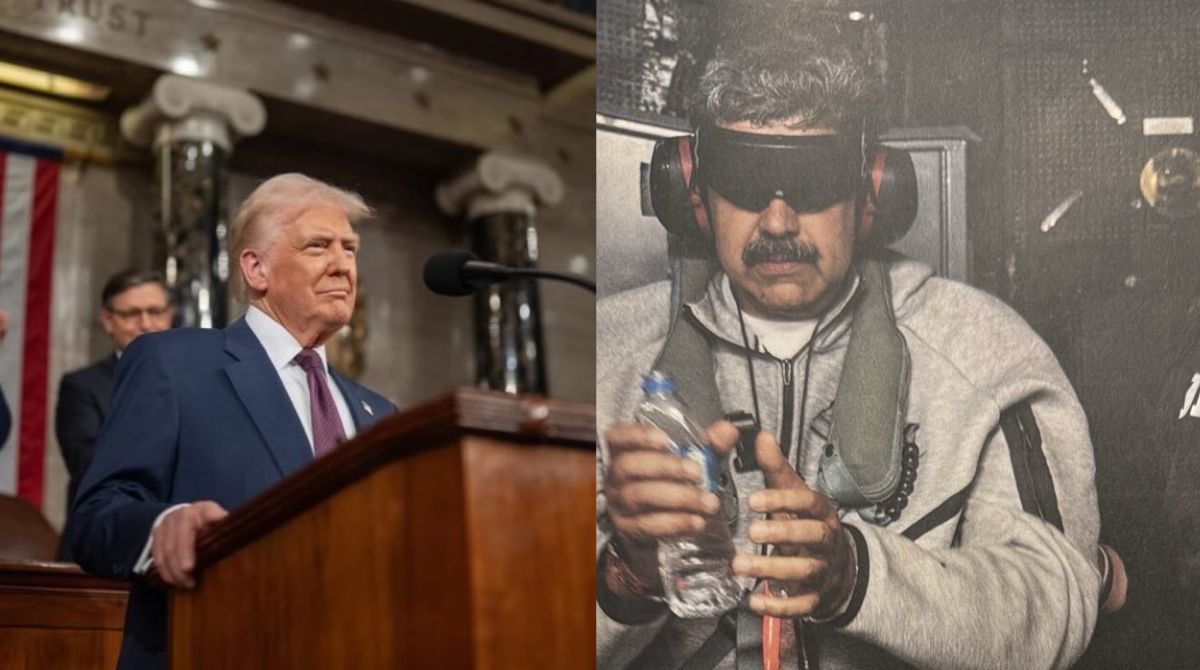 Nicolás Maduro foi capturado após ataque dos EUA na Venezuela. (Foto: Divulgação/Trump/Truth)