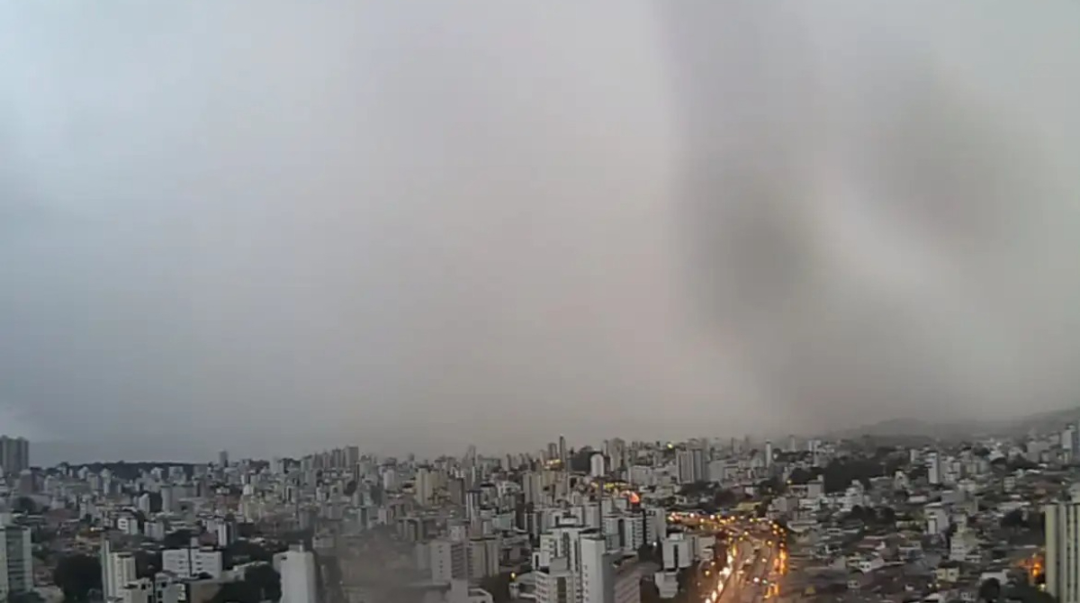 céu de belo horizonte nublado