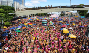 Uma imagem do Então, Brilha! Vista de cima