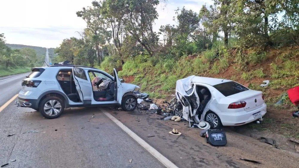 Acidente em estrada que corta Minas Gerais