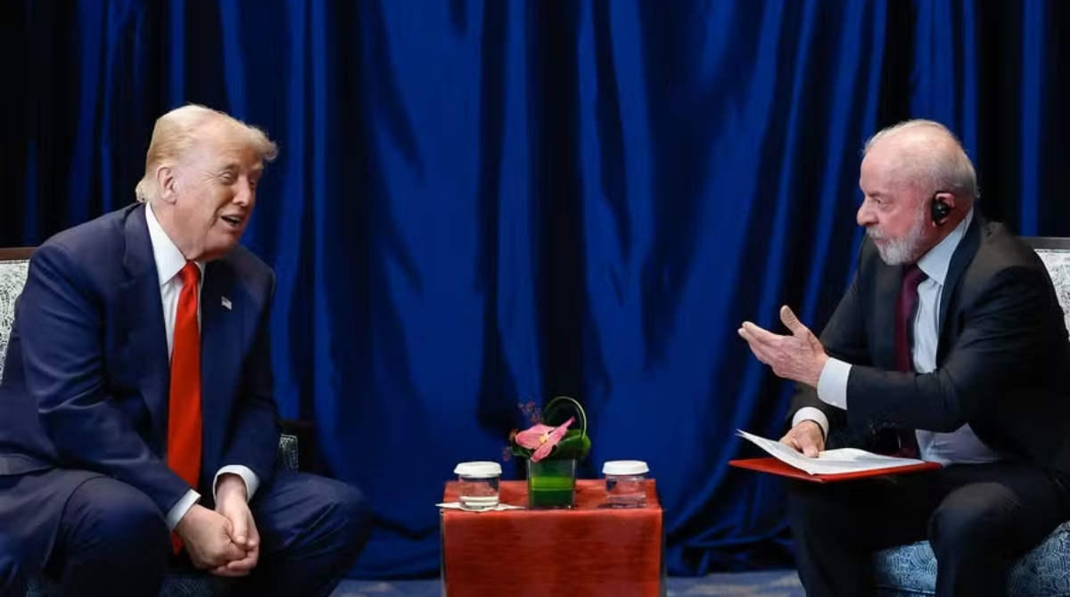lula conversando com trump