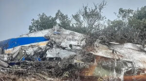 avião caiu na colômbia