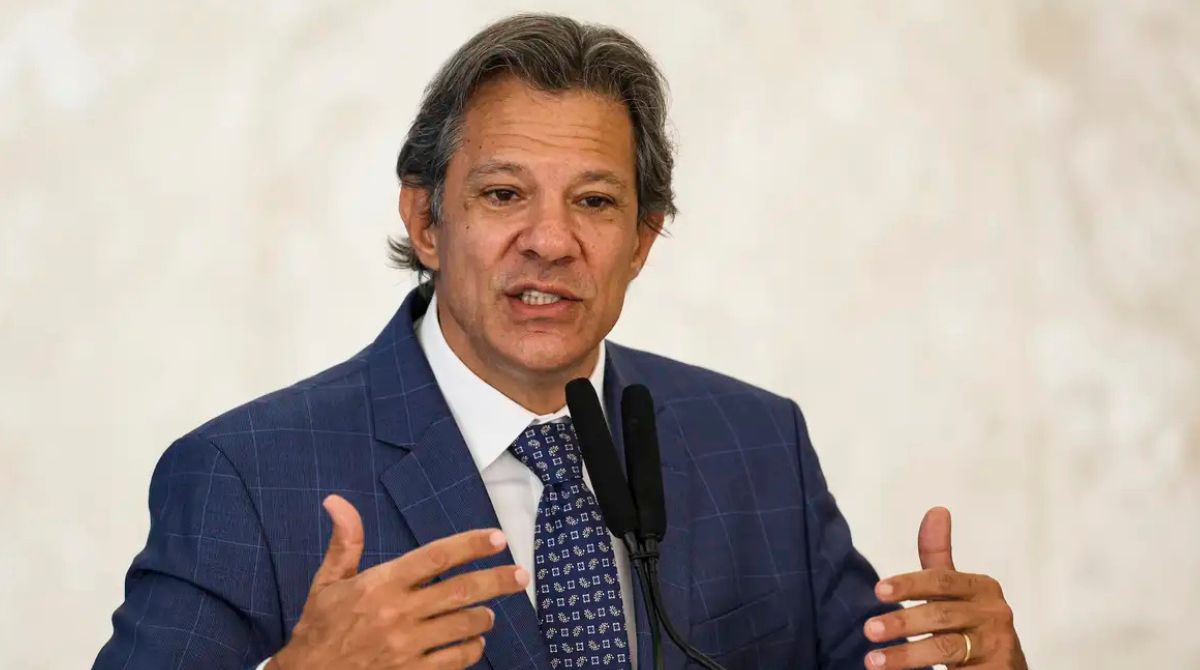 O ministro Fernando Haddad