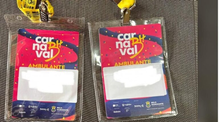 Credenciais apreendidas