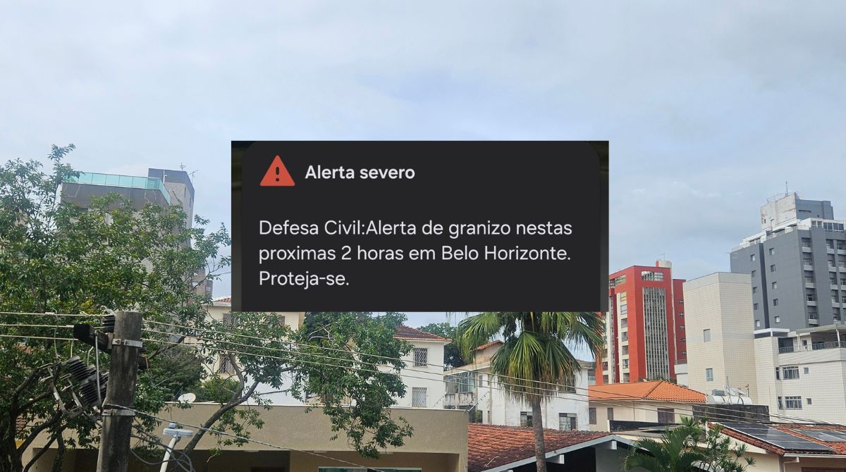 Em meio à blocos de pré-Carnaval em BH, Defesa Civil alerta para possibilidade de granizo na cidade. (Foto:Reprodução)