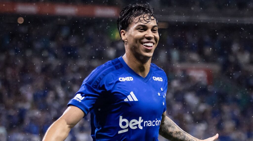 Kaio Jorge foi o autor dos dois gols da partida na vitória celeste. (Foto: Gustavo Aleixo/Cruzeiro)