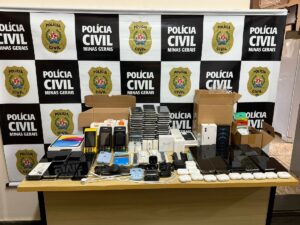 Celulares furtados em Belo Horizonte