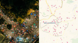 aplicativo ensina como chegar ao bloco de ônibus