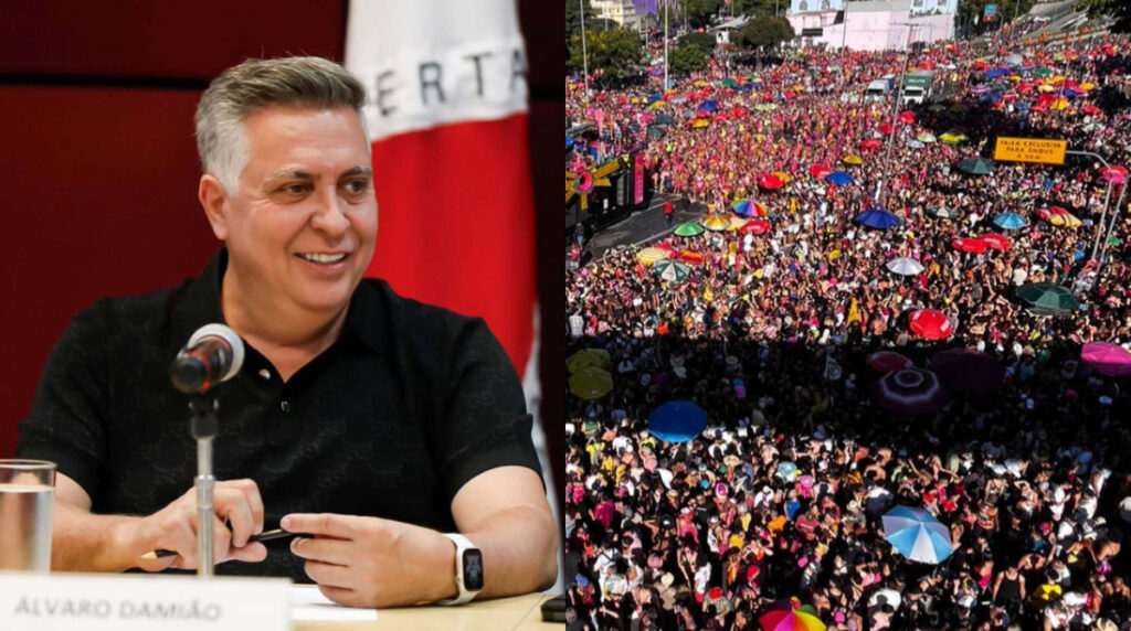 Damião e bloco de rua