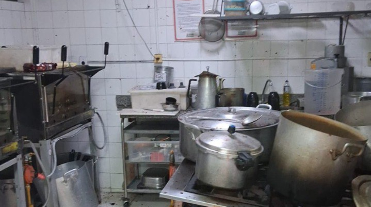 panela de pressão explode