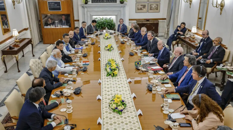 reunião brasil e índia