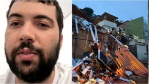 Morador de Juiz de Fora descreve madrugada de tensão com temporal