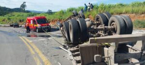 Acidente atendido pelo Corpo de Bombeiros em Minas Gerais